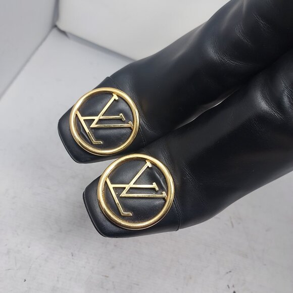 Louis Vuitton LV Madeleine Black Leather Ankle Boot - Picture 13 of 14